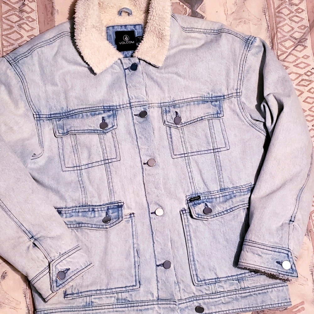 Volcom woodstove oversized Denim jacket